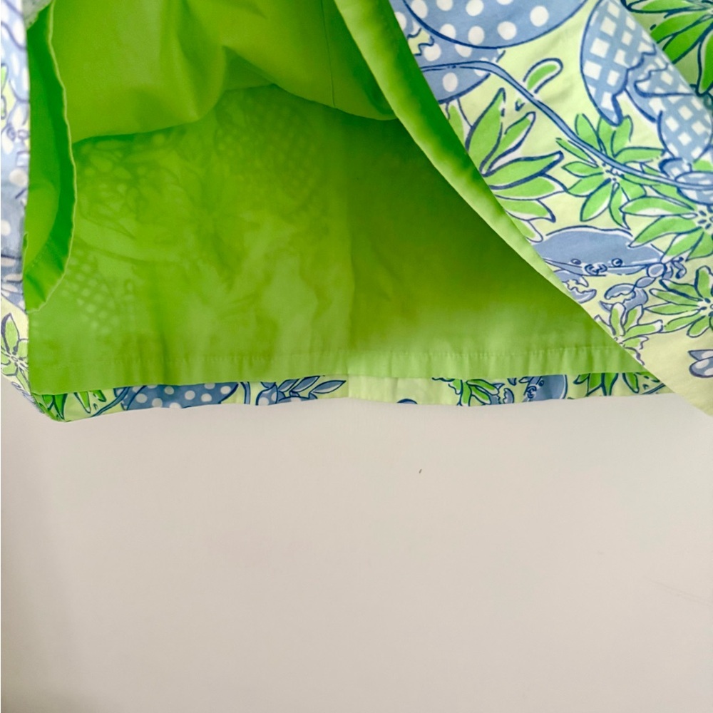 EUC Lilly Pulitzer White label Skirt in Seafood Salad Sz 6 - Picture 5 of 5